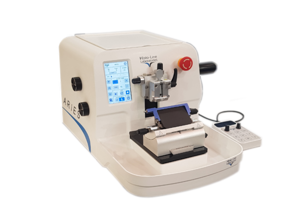 Volante de seguridad del microtomo ARM3750 con sistema de bloqueo en cualquier posición