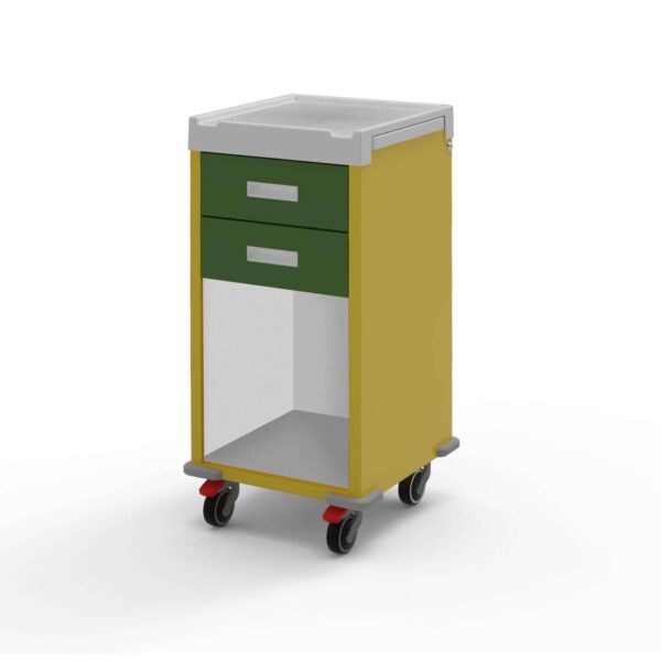 Transporte de residuos y carro de servicio Drawy