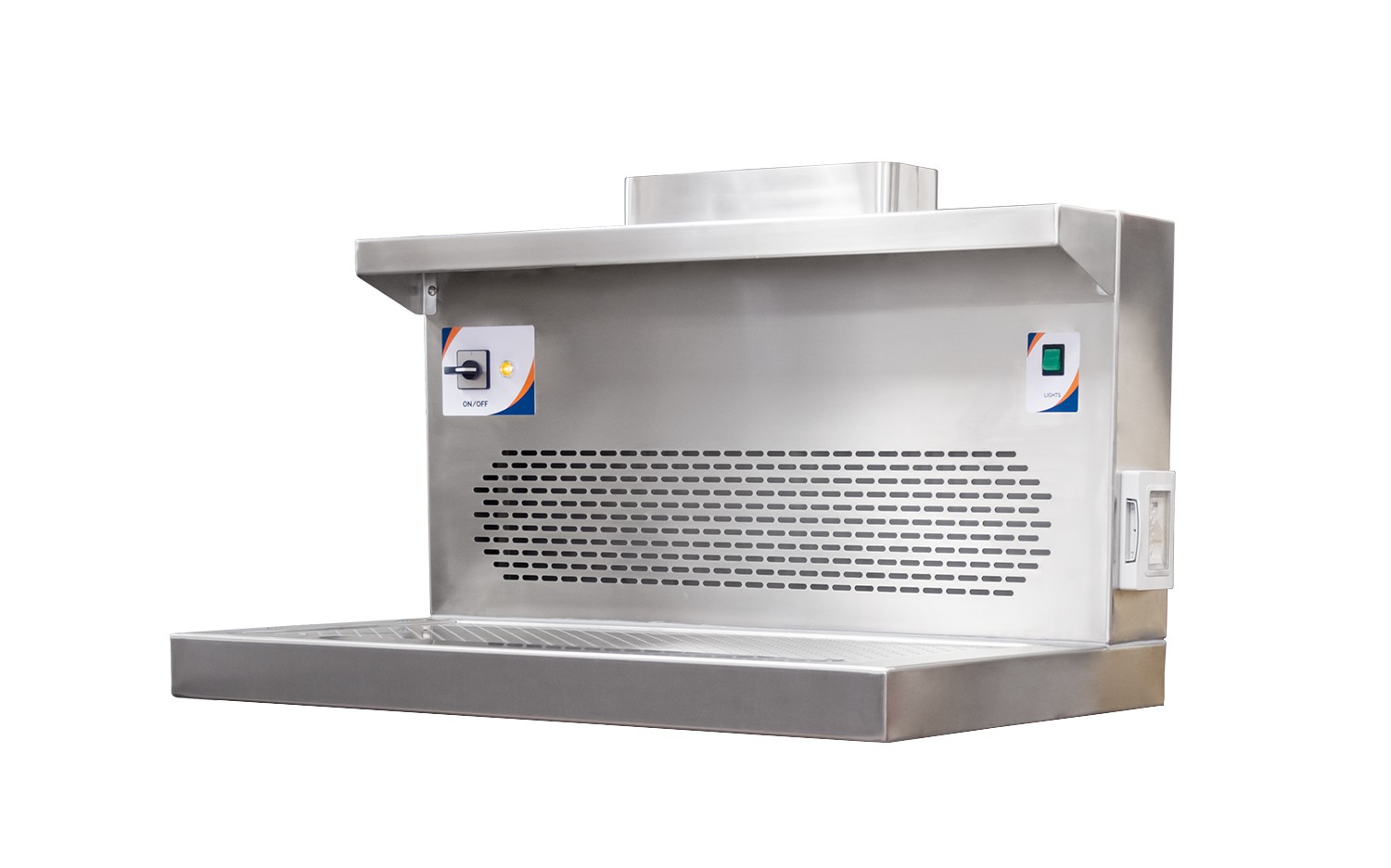 Detalle de la rejilla de ventilación y superficie de trabajo del modelo 4CW1.