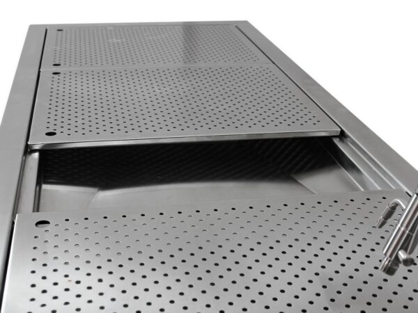 Mesa de autopsia bariátrica ATPTABLE-EB con ventilación integrada y altura regulable