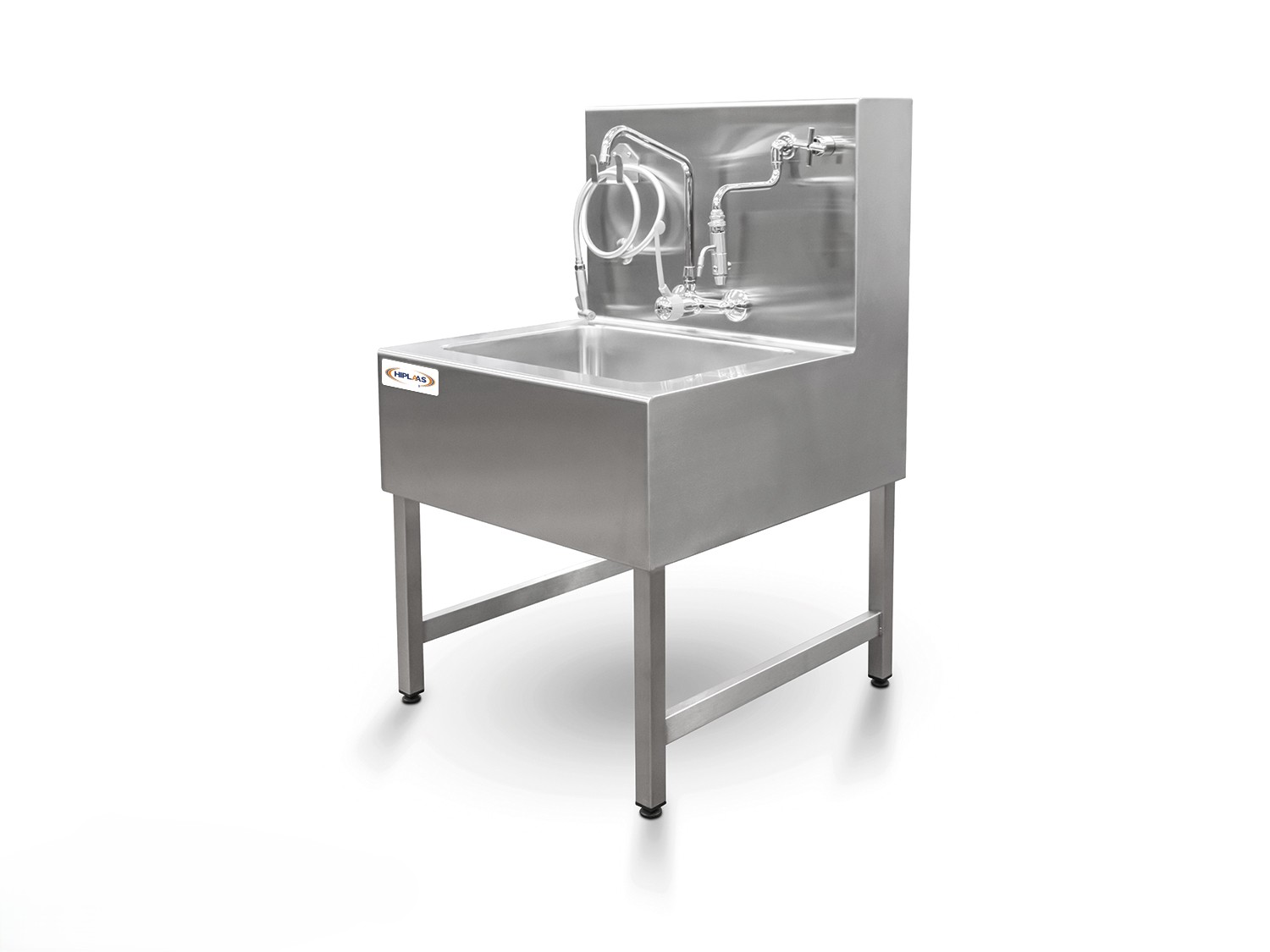 Fregadero de embalsamamiento compacto EMBSINK76 con cubeta profunda y estructura sin uniones
