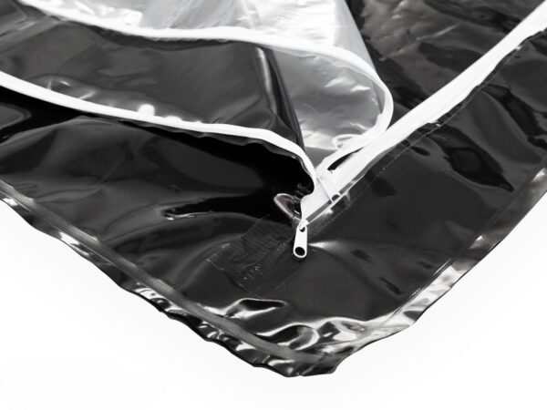 Bolsas mortuorias con cremallera blanca