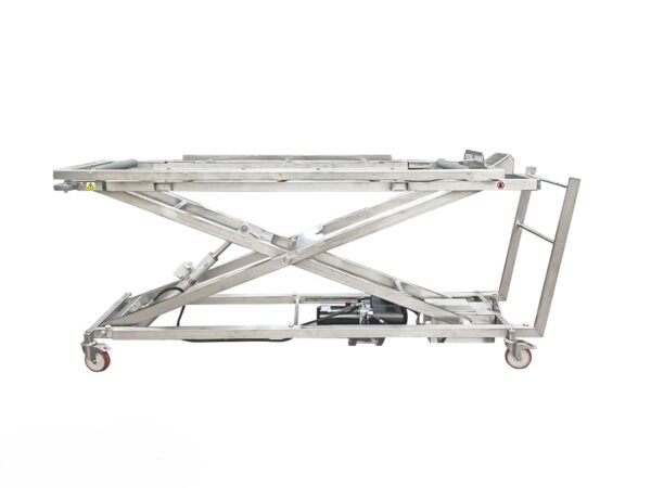 TRAYLIFT2000-PLUS con báscula digital integrada y acabado satinado.