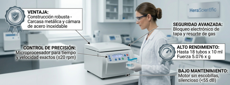 Cuidados esenciales para prolongar la vida útil de una centrífuga de laboratorio
